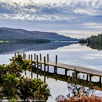 Buy canvas prints of Serene Reflections at Coniston Water by Michael Birch