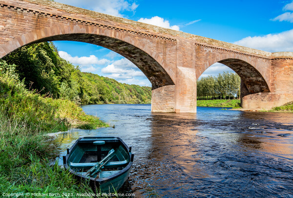 BRIDGE OVER RIVER TWEED  Picture Board by Michael Birch