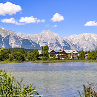 Buy canvas prints of  THE WILDSEE, SEEFELD IN TYROL ASTRIA by Michael Birch