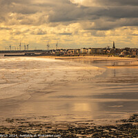 Buy canvas prints of STORM CLOUDS over BRIDLINGTON  by Michael Birch