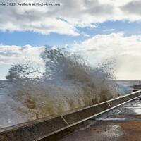 Buy canvas prints of Gone fishing with a splash by Geoff Taylor