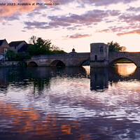 Buy canvas prints of St Ives old bridge by Geoff Taylor