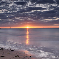 Buy canvas prints of Sunrise over Walton pier by Geoff Taylor