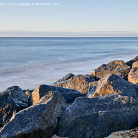 Buy canvas prints of Rocks at the Haven by Geoff Taylor