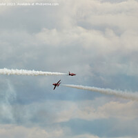 Buy canvas prints of Red arrows by Geoff Taylor