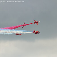Buy canvas prints of Red arrows by Geoff Taylor