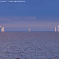 Buy canvas prints of Between the turbines by Geoff Taylor