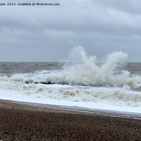 Buy canvas prints of Stormy sea by Geoff Taylor