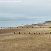 Buy canvas prints of Golden sands of Frinton on Sea by Geoff Taylor