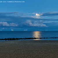 Buy canvas prints of Moon rise by Geoff Taylor