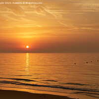 Buy canvas prints of Sunrise Frinton on Sea by Geoff Taylor