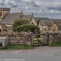Buy canvas prints of Church of St Barnabas, Snowshill, Cotswolds by Linda Webb