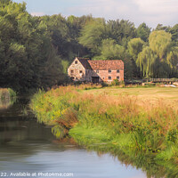Buy canvas prints of Sturminster Newton Mill nestled in the Dorset coun by Linda Webb