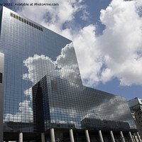 Buy canvas prints of Clouds and modern offices in Rotterdam by Ian Murray