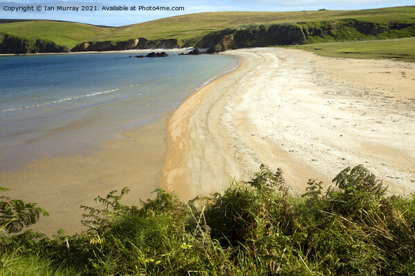 Sandy beach Burrafirth, Unst, Shetland Islands, Scotland Picture Board by Ian Murray