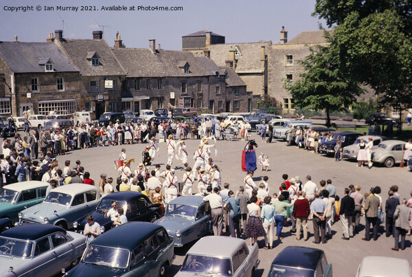 Morris dancers, Stow-on-the-Wold, 1963 Picture Board by Ian Murray