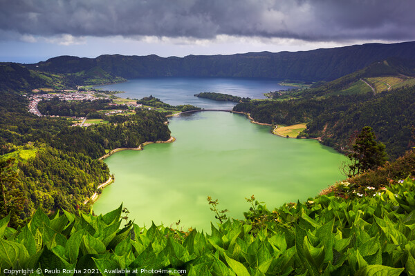 Sete cidades Lagoon, São Miguel, Azores Picture Board by Paulo Rocha