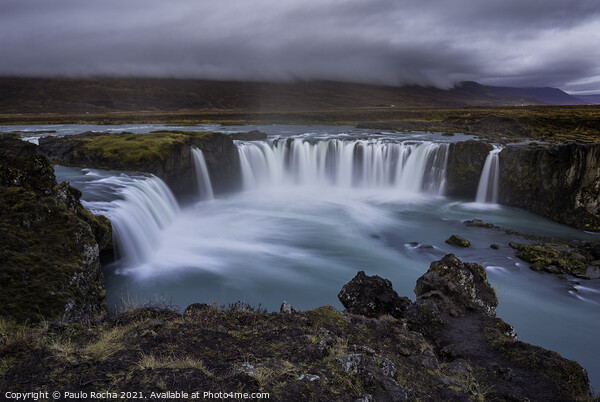 Godafoss waterfall in Iceland Picture Board by Paulo Rocha