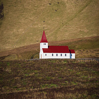 Buy canvas prints of Reyniskirkja Vik church Iceland by Paulo Rocha