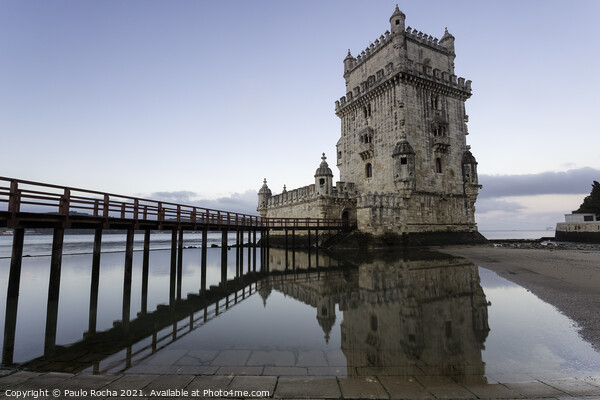 Belem Tower Lisbon Picture Board by Paulo Rocha