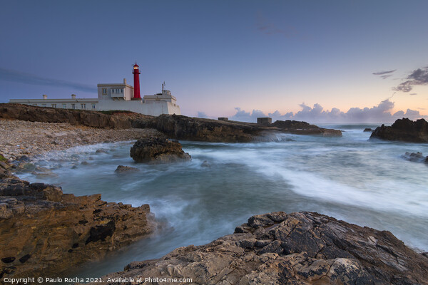 Lighthouse at Cape Cabo Raso, Cascais, Portugal. Picture Board by Paulo Rocha