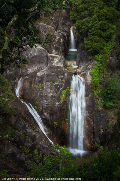 Arado waterfall, Portugal Picture Board by Paulo Rocha