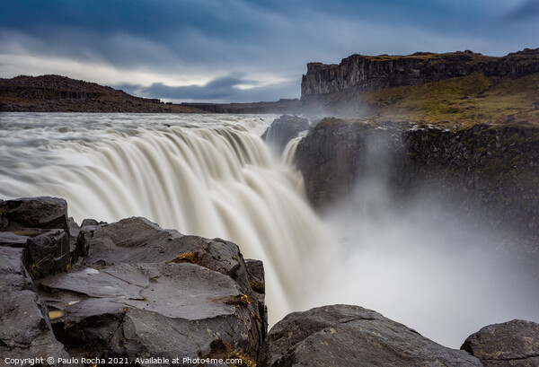 Dettifoss waterfall in Iceland Picture Board by Paulo Rocha