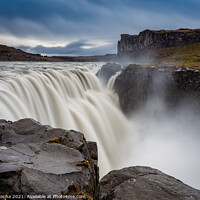 Buy canvas prints of Dettifoss waterfall in Iceland by Paulo Rocha