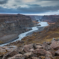 Buy canvas prints of Jokulsargljufur canyon in northern Iceland by Paulo Rocha