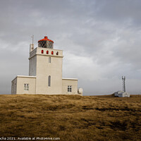 Buy canvas prints of Dyrholaey lighthouse in south Iceland by Paulo Rocha