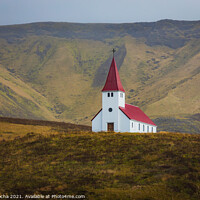 Buy canvas prints of Church in Vik i Myrdal, Iceland by Paulo Rocha