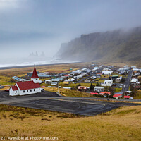Buy canvas prints of Vik Icelandic Village by Paulo Rocha