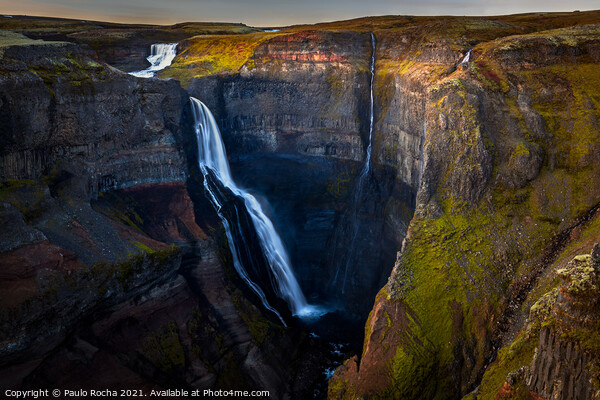 Granni waterfall in Iceland Picture Board by Paulo Rocha