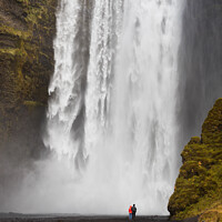 Buy canvas prints of Skogafoss waterfall in southern Iceland by Paulo Rocha