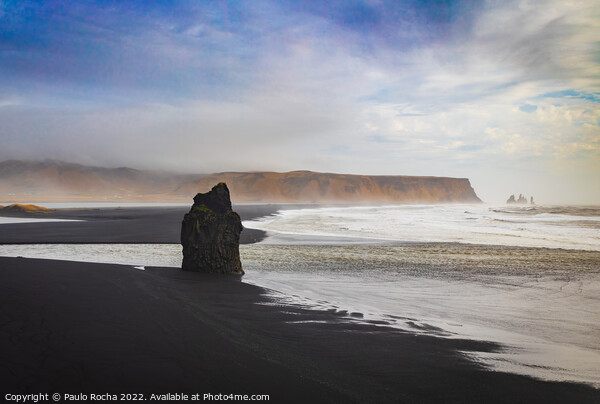 Reynisfjara black sand beach in Iceland Picture Board by Paulo Rocha