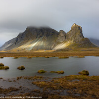 Buy canvas prints of Eystrahorn mountain in Iceland by Paulo Rocha