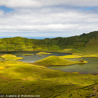 Buy canvas prints of Caldeirao crater, Corvo island, Azores by Paulo Rocha