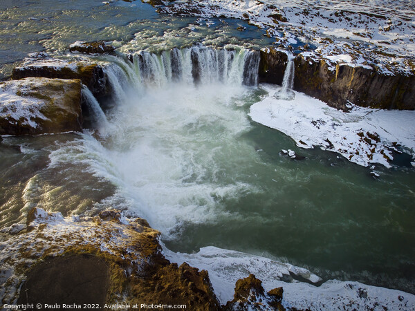 Godafoss waterfall, Iceland Picture Board by Paulo Rocha