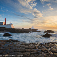 Buy canvas prints of Lighthouse at Cape Cabo Raso, Cascais, Portugal. by Paulo Rocha