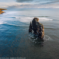 Buy canvas prints of Hvitserkur rock formation in northern icelandic coast by Paulo Rocha
