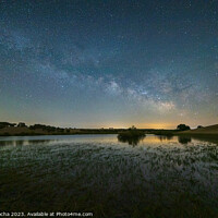 Buy canvas prints of Night sky with milky way in Alentejo, Portugal  by Paulo Rocha