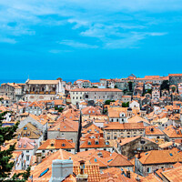 Buy canvas prints of Dubrovnik historic center by Maria Vonotna