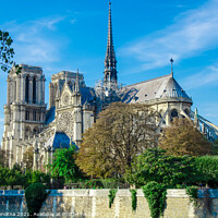 Buy canvas prints of Notre-Dame de Paris by Maria Vonotna