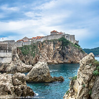 Buy canvas prints of Dubrovnik walls by Maria Vonotna