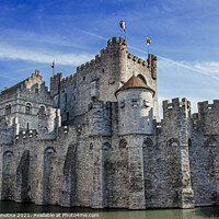 Buy canvas prints of Castle of the Counts in Ghent by Maria Vonotna