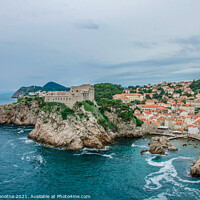 Buy canvas prints of Dubrovnik fortress Lovrijenac by Maria Vonotna