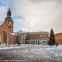Buy canvas prints of Dome cathedral on Dome square in Riga, Latvia by Maria Vonotna
