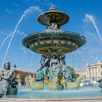 Buy canvas prints of Fountain in Paris by Maria Vonotna
