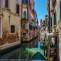 Buy canvas prints of Venice canal by Maria Vonotna