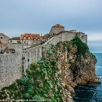Buy canvas prints of Wall in Dubrovnik Old Town by Maria Vonotna
